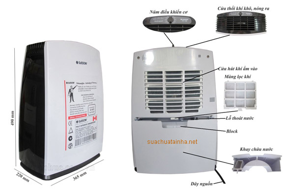 Sửa chữa máy hút ẩm tại Hà Nam